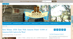 Desktop Screenshot of herd-management.com